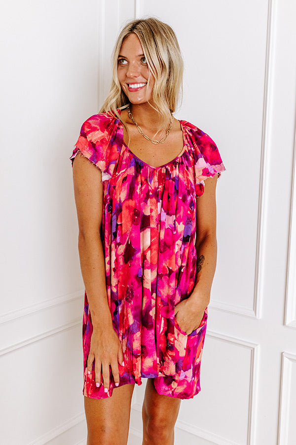 Premium Southern Flair Floral Mini Dress - Ultimate Spring Style