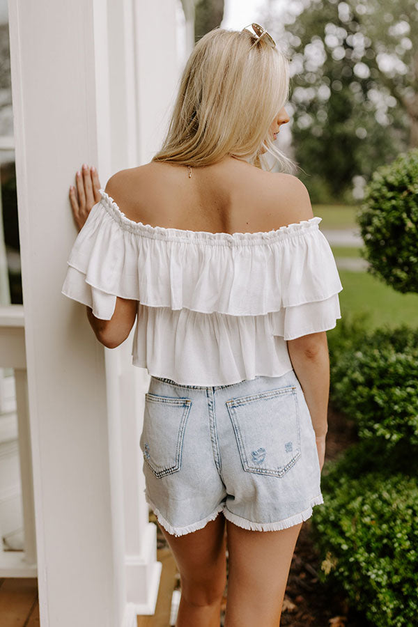 Ultimate White Babydoll Top for Date Nights