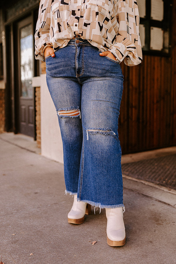 Premium High Waist Relaxed Jeans for Curves by Risen Westley