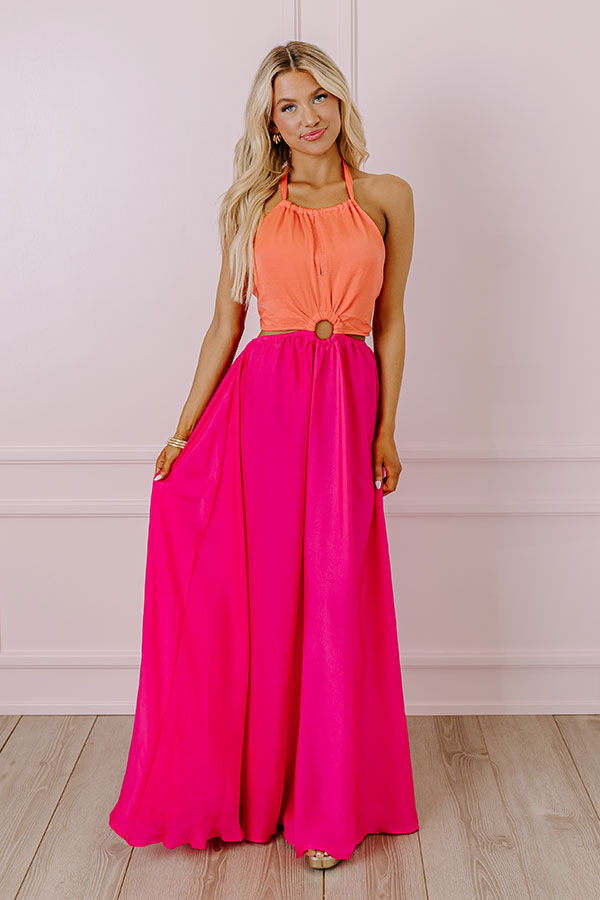 Ultimate Glamour Cut Out Maxi Dress