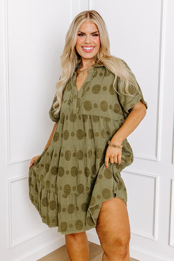 Ultimate Sage Curves Babydoll Dress – Twirl in Style