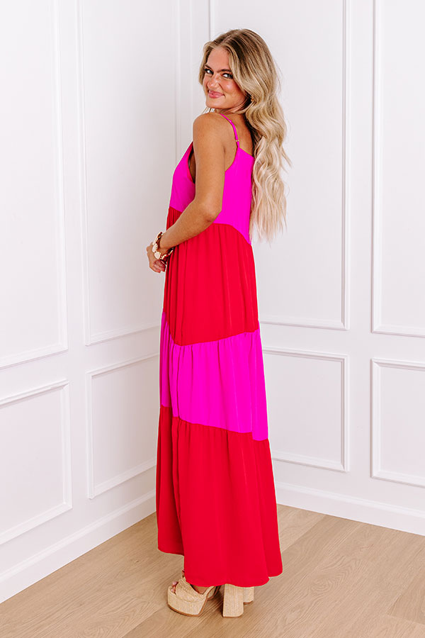 Premium Color Block Maxi Dress - Ultimate Summer Style