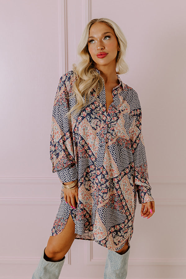 Premium Floral Mini Dress – Ultimate Southern Charm