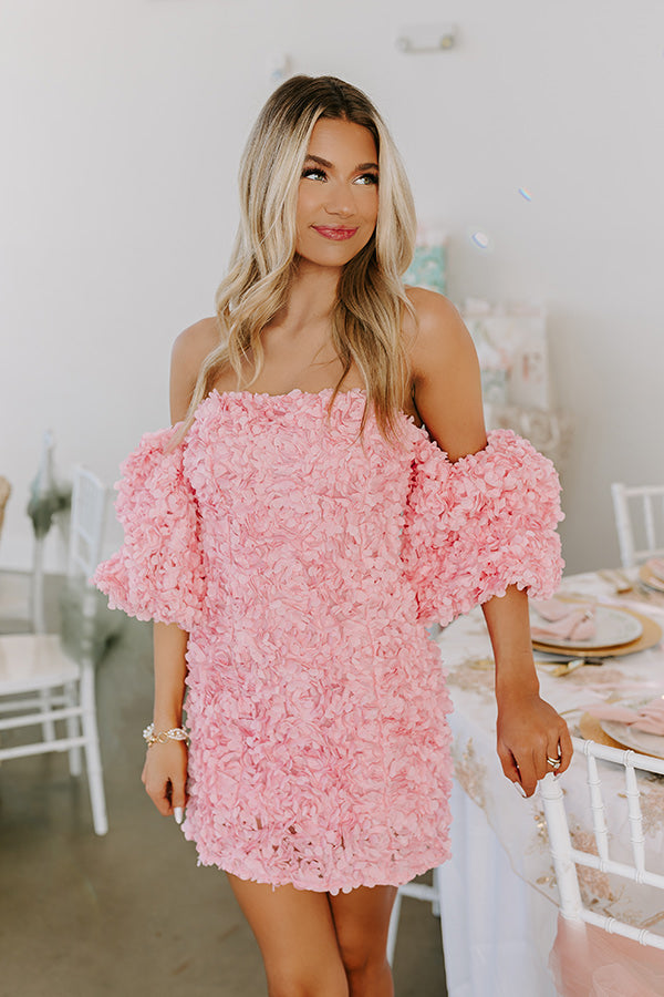 Ultimate Pink Mini Dress - First Class Elegance