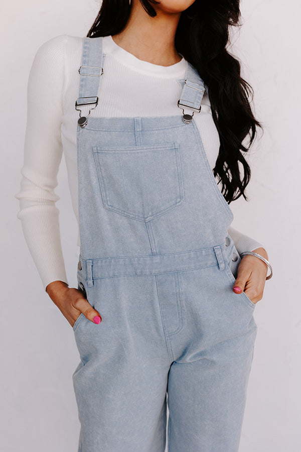 Ultimate Chic Denim Overalls - Hopeful Dreamer Edition