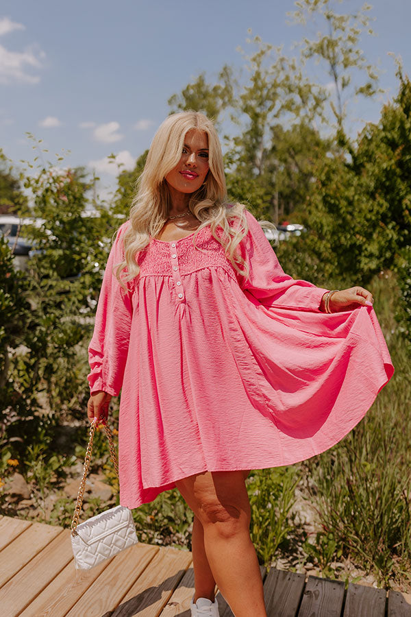 Ultimate Manhattan Tunic Dress - Pink Curves