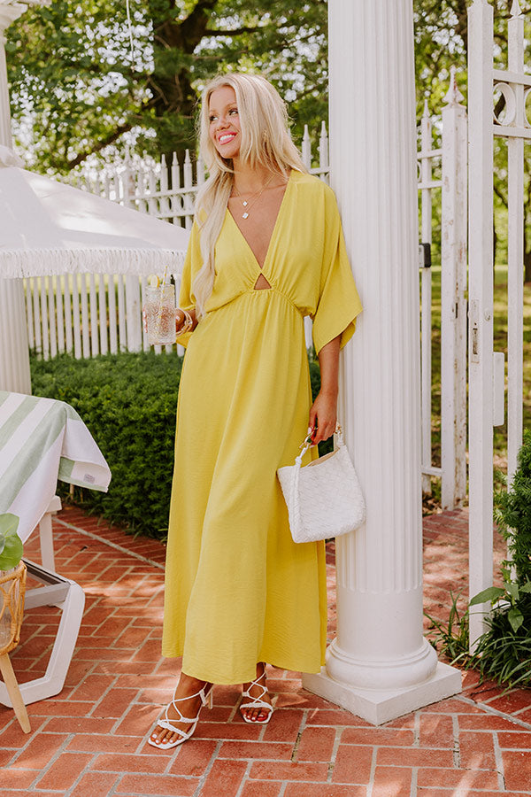 Ultimate Tulum Maxi Dress - Primrose Yellow