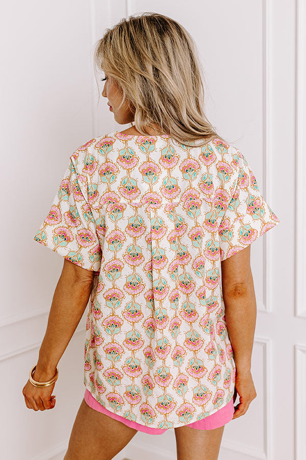 Premium Sunshine Floral Shift Top - Ultimate Summer Style