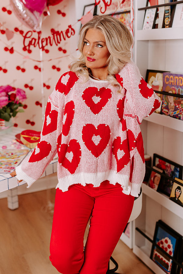 Ultimate Wrapped In Love Embellished Sweater - Premium Style