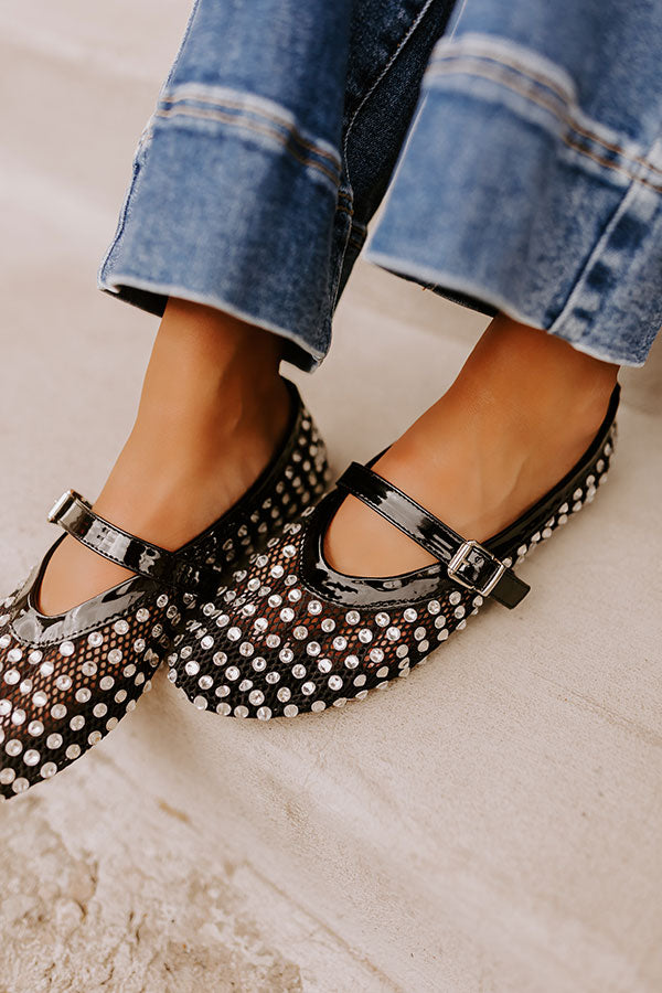 Premium Arianna Rhinestone Embellished Flats - Ultimate Comfort & Style