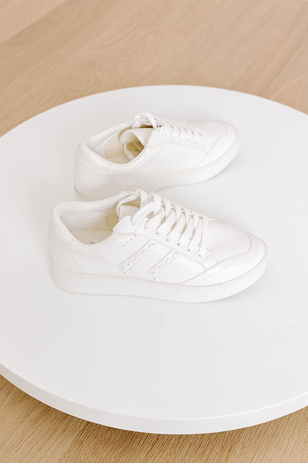 Camille Premium Faux Leather Sneakers