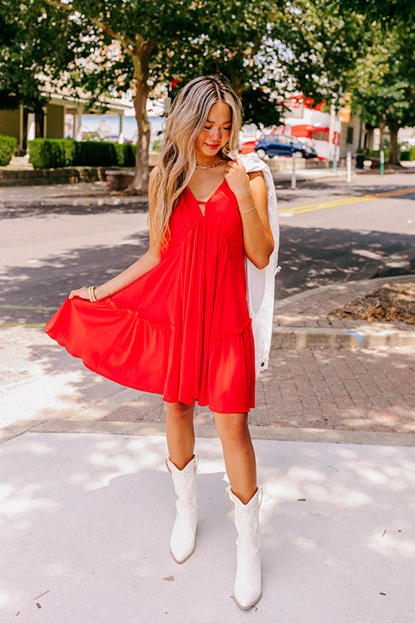 Ultimate Red Babydoll Dress - Feels Like Love