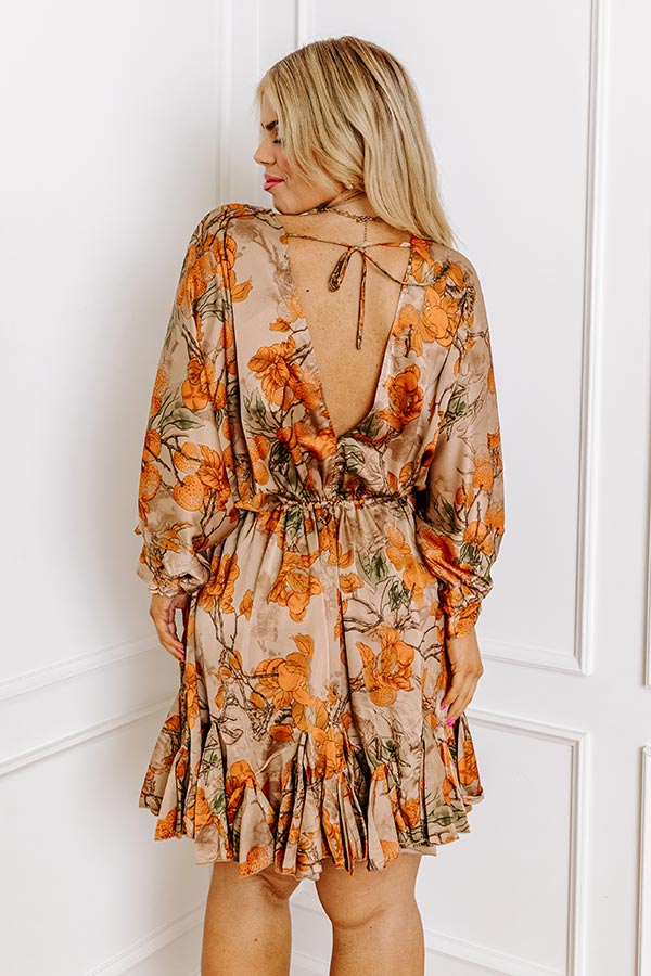 Premium Floral Mini Dress - Ultimate Curve Fit