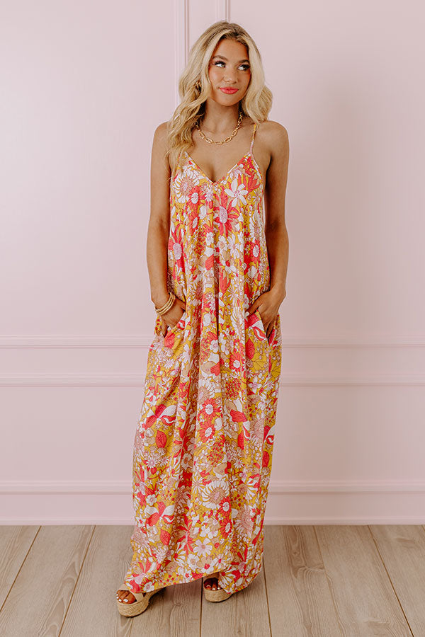 Ultimate Floral Maxi Dress - Casually Chic & Lightweight