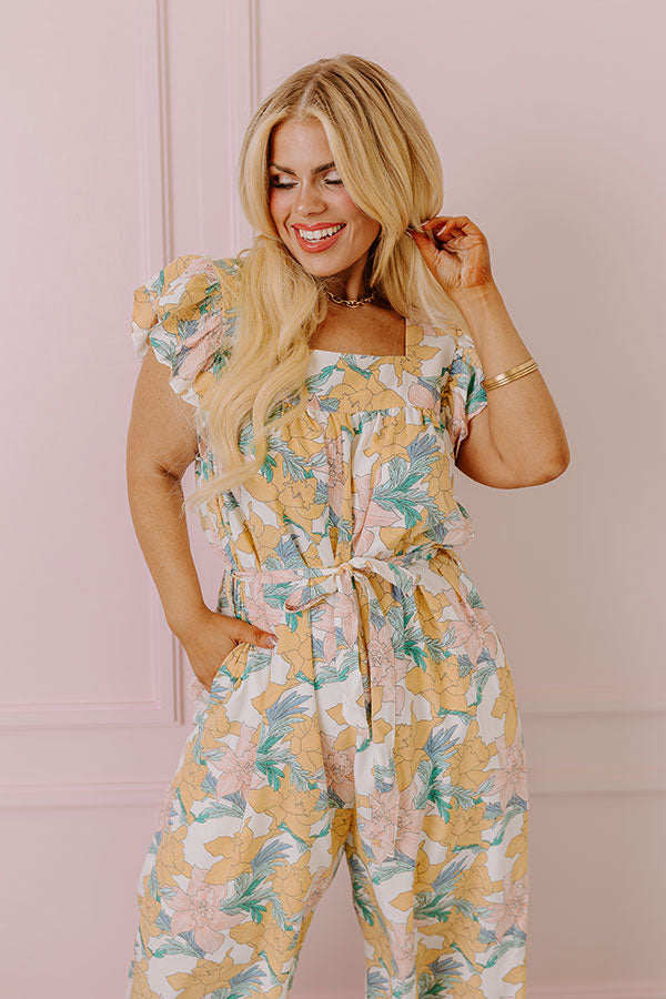 Premium Catalina Island Floral Jumpsuit - Ultimate Summer Style