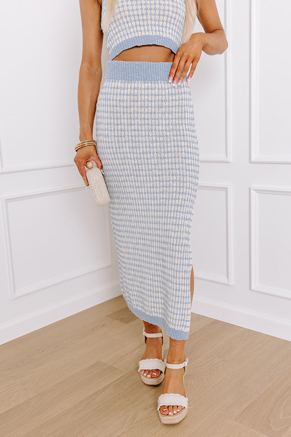 Ultimate Resort High Waist Knit Skirt - Chic & Comfortable