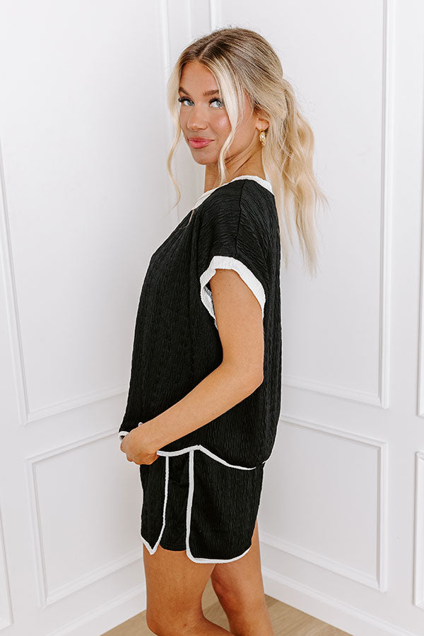 Ultimate Road Trip Ready Shift Top - Black Edition