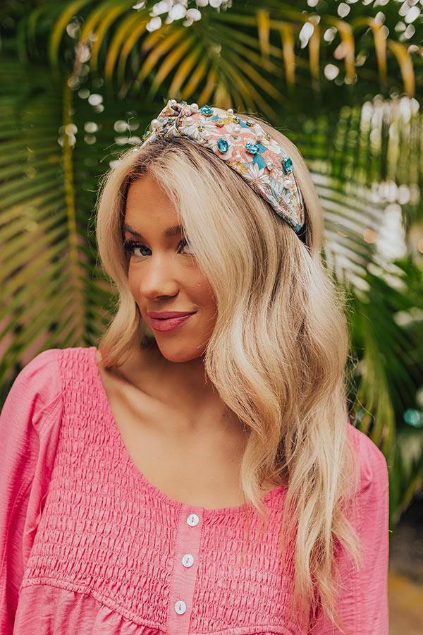 Ultimate Florence Forever Embellished Headband - Premium Floral Design