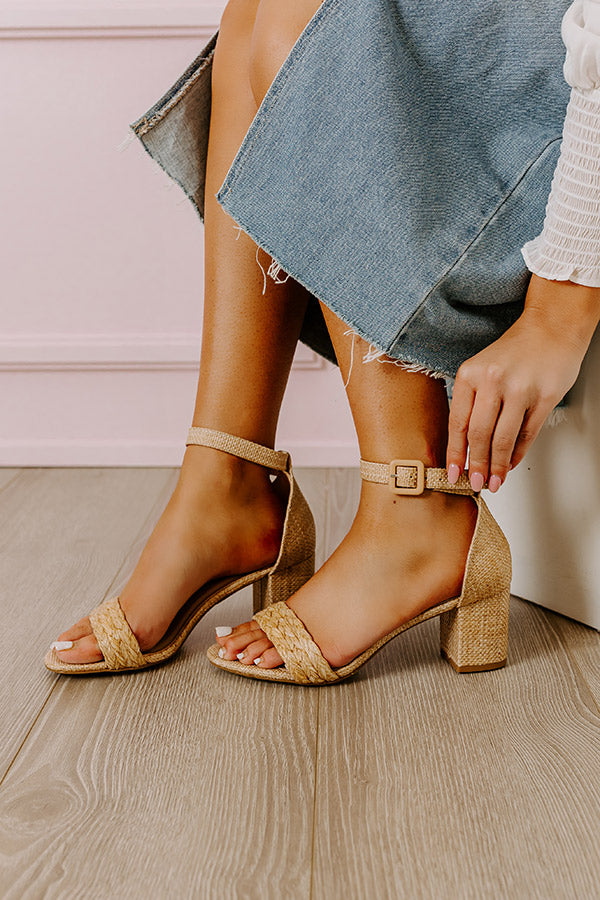 The Taylor Premium Raffia Heel - Ultimate Style Upgrade