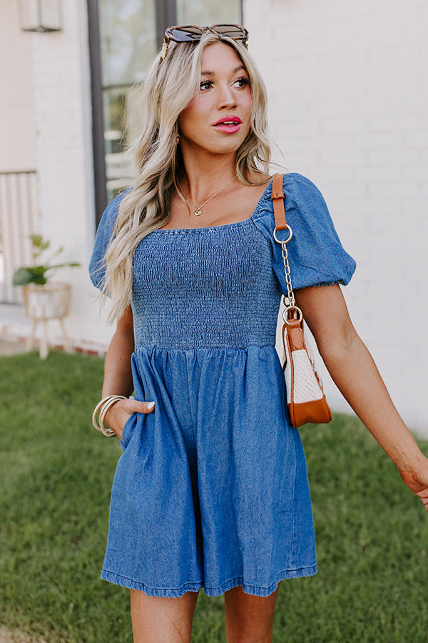 Ultimate Allure Avenue Denim Romper