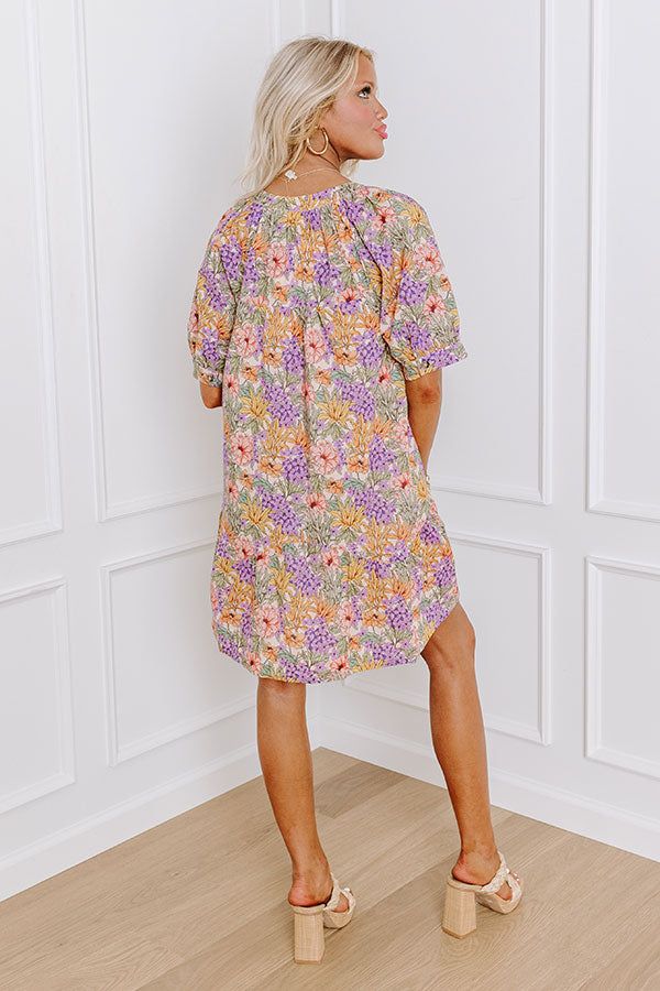 Premium Floral Paradise Button Down Mini Dress - Ultimate Summer Style