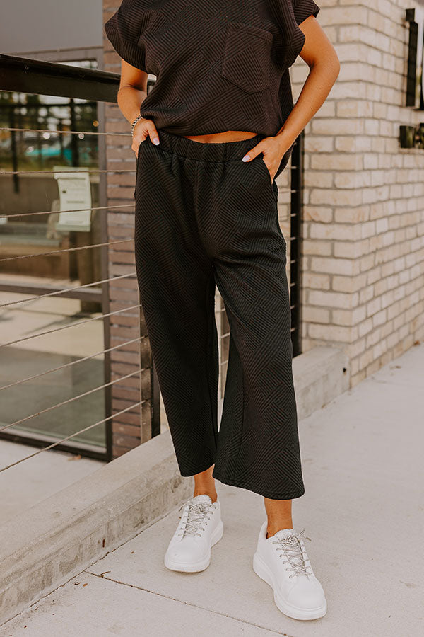 Premium Cozy High Waist Pants - Ultimate Comfort in Black