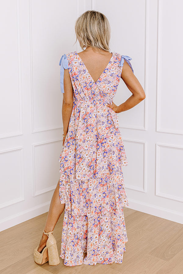 Ultimate Gleeful Garden Tiered Maxi Dress