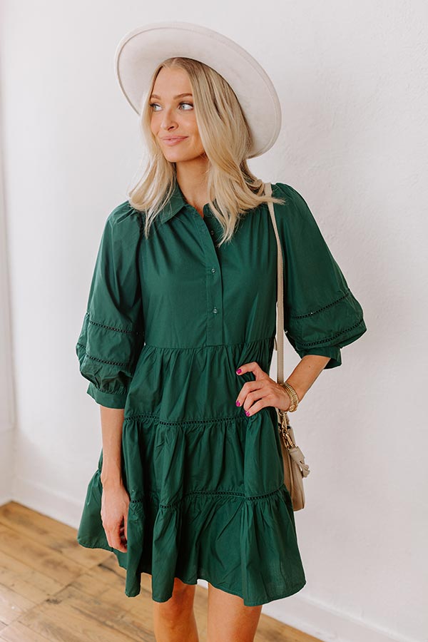 Ultimate Charm Crochet Mini Dress