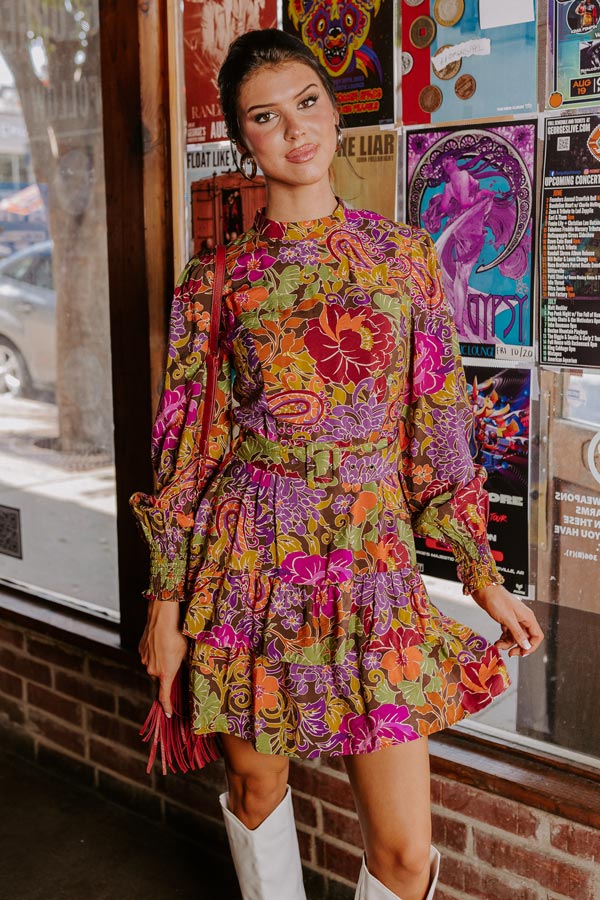 Ultimate Floral Brunch Dress - Premium Botanical Print