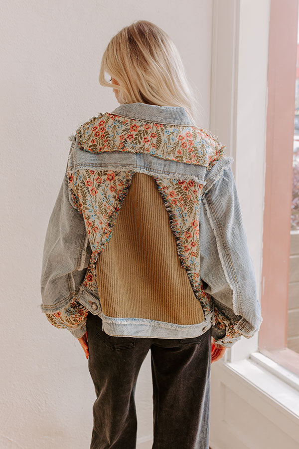 Ultimate Composed Charm Lightweight Denim Jacket