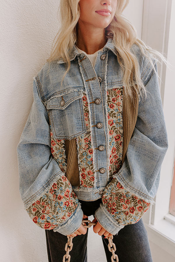 Ultimate Composed Charm Lightweight Denim Jacket