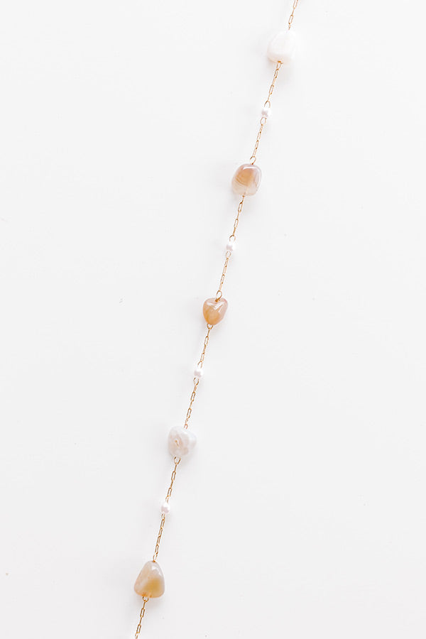 Premium Boho Flow Semi-Precious Stone Necklace