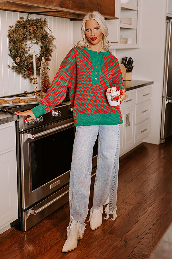 Ultimate Cozy Festive Knit Sweater