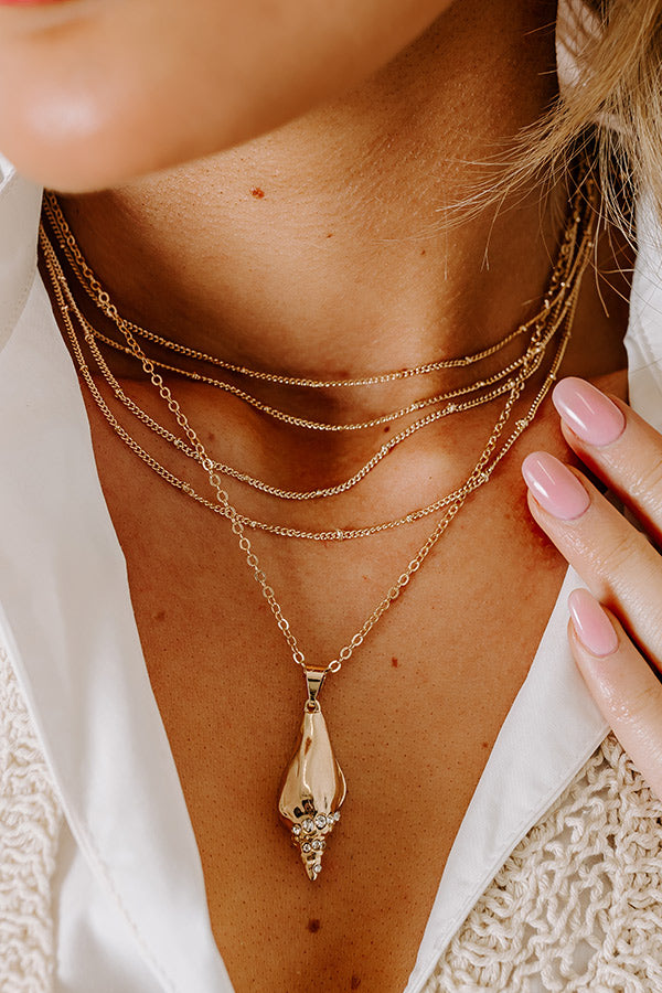 Premium Seashore Symphony Layered Necklace - Ultimate Beach Style