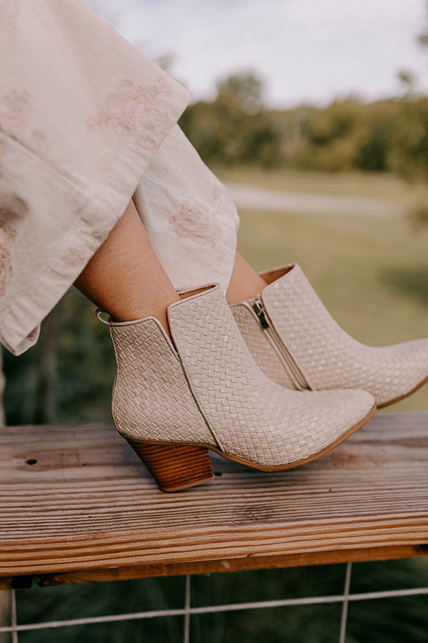 Premium Come & Get It Woven Bootie - Ultimate Comfort & Style