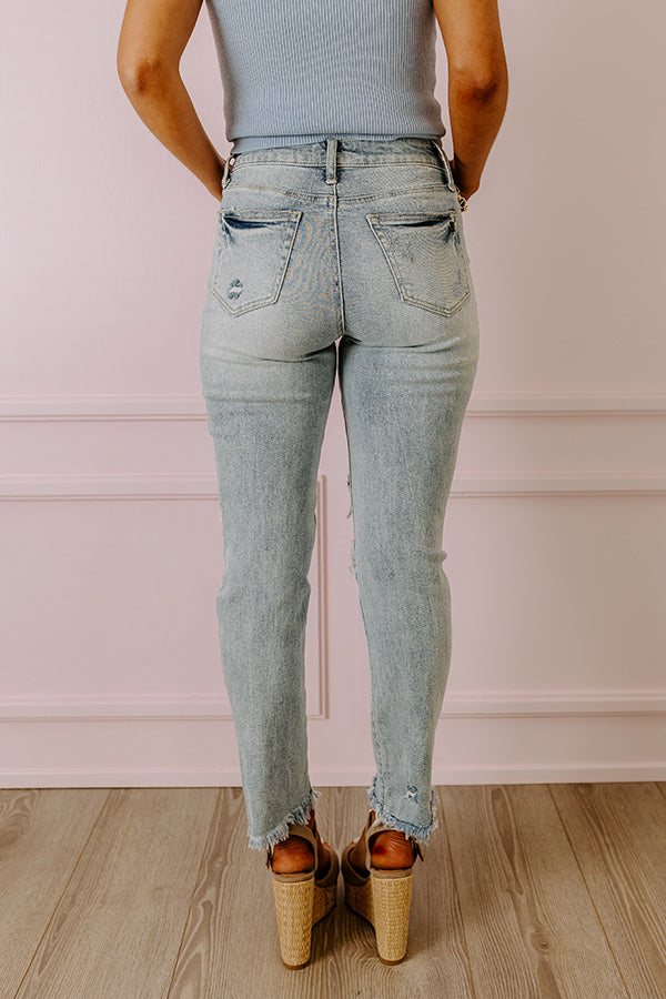 Premium High Waist Distressed Jeans - The Cely Collection