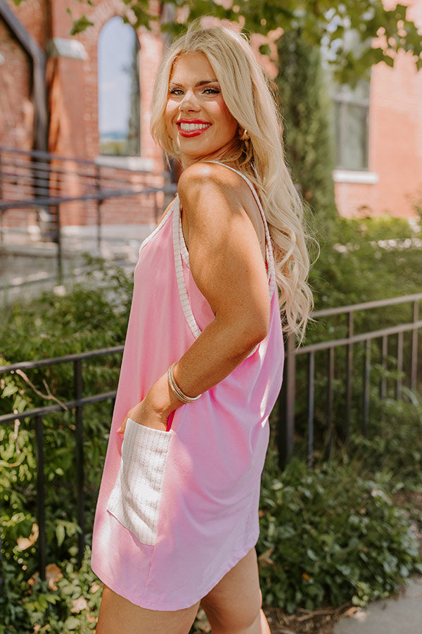 Ultimate Paradise Romper Dress - Pink Curves | Playful Summer Style