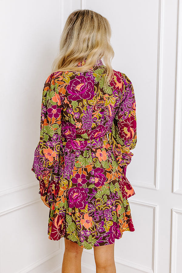 Ultimate Floral Brunch Dress - Premium Botanical Print