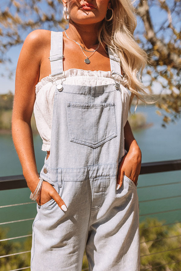 Ultimate Chic Denim Overalls - Hopeful Dreamer Edition