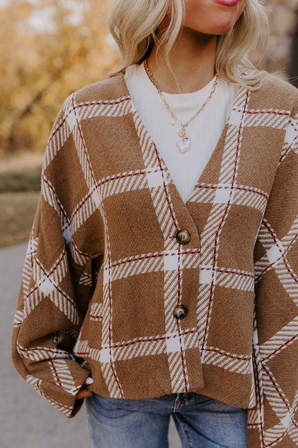 Premium Plaid Jacket - Timeless Fall Fashion