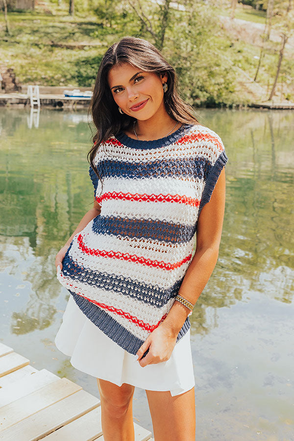 Premium Lake Days Knit Stripe Top - Ultimate Summer Style