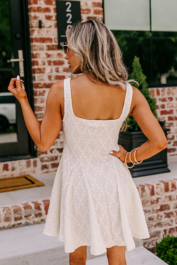 Ultimate Beaming Smile Mini Dress - Effortless Elegance