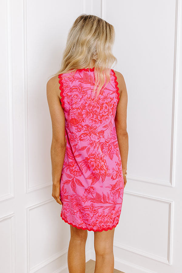 Premium Floral Mini Dress - Ultimate Summer Style in Pink