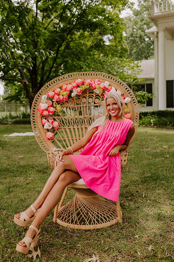 Ultimate Chic Pink Mini Dress - Happy Moment Collection