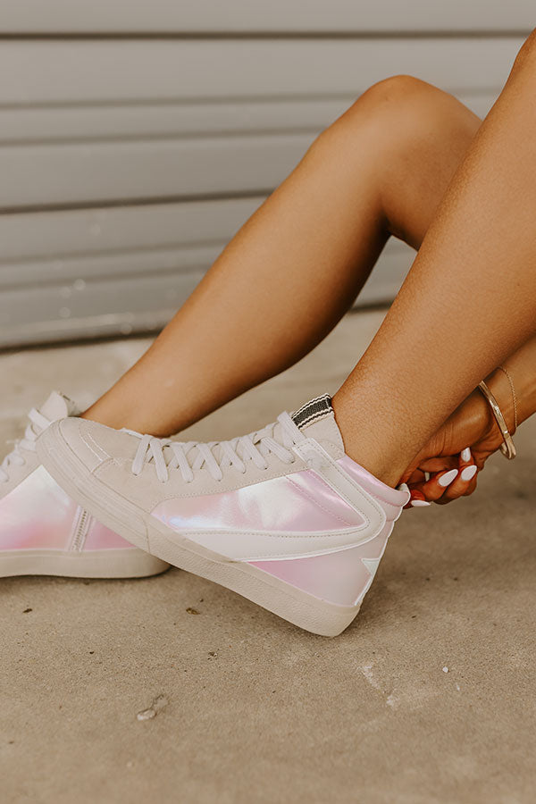 Premium Daphne Vintage Metallic Sneaker - Ultimate Comfort & Style