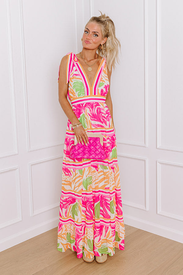 Premium Bahama Bound Floral Maxi Dress – Ultimate Summer Style