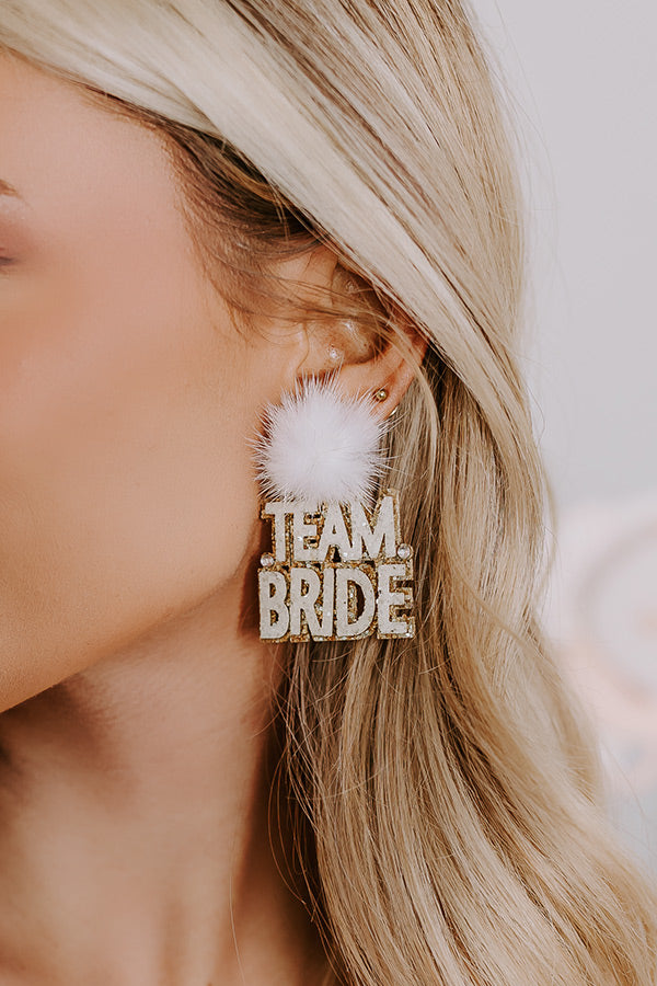 Ultimate Team Bride Glam Earrings