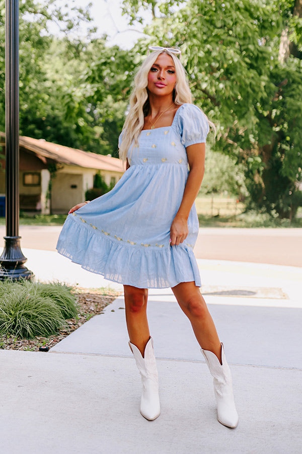 Ultimate Floral Obsession Embroidered Dress