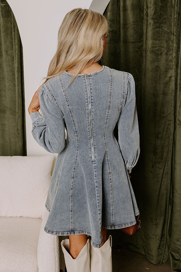 Ultimate Denim Dreams Mini Dress