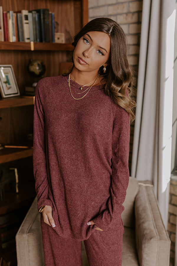 Ultimate Cozy Vibes Ribbed Top - Premium Comfort & Style